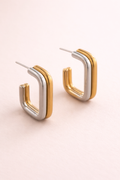 Boucles Diana Bicolore